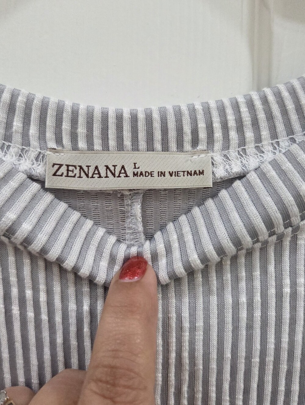 Zenana Ribbed Texture Top - Picture 4 of 6